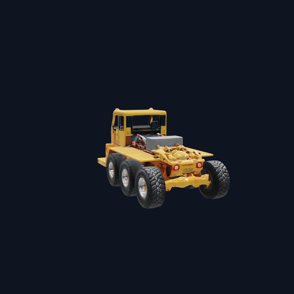 Heavy-Duty Aircraft Tug model pack with Reinforced Steel Frame