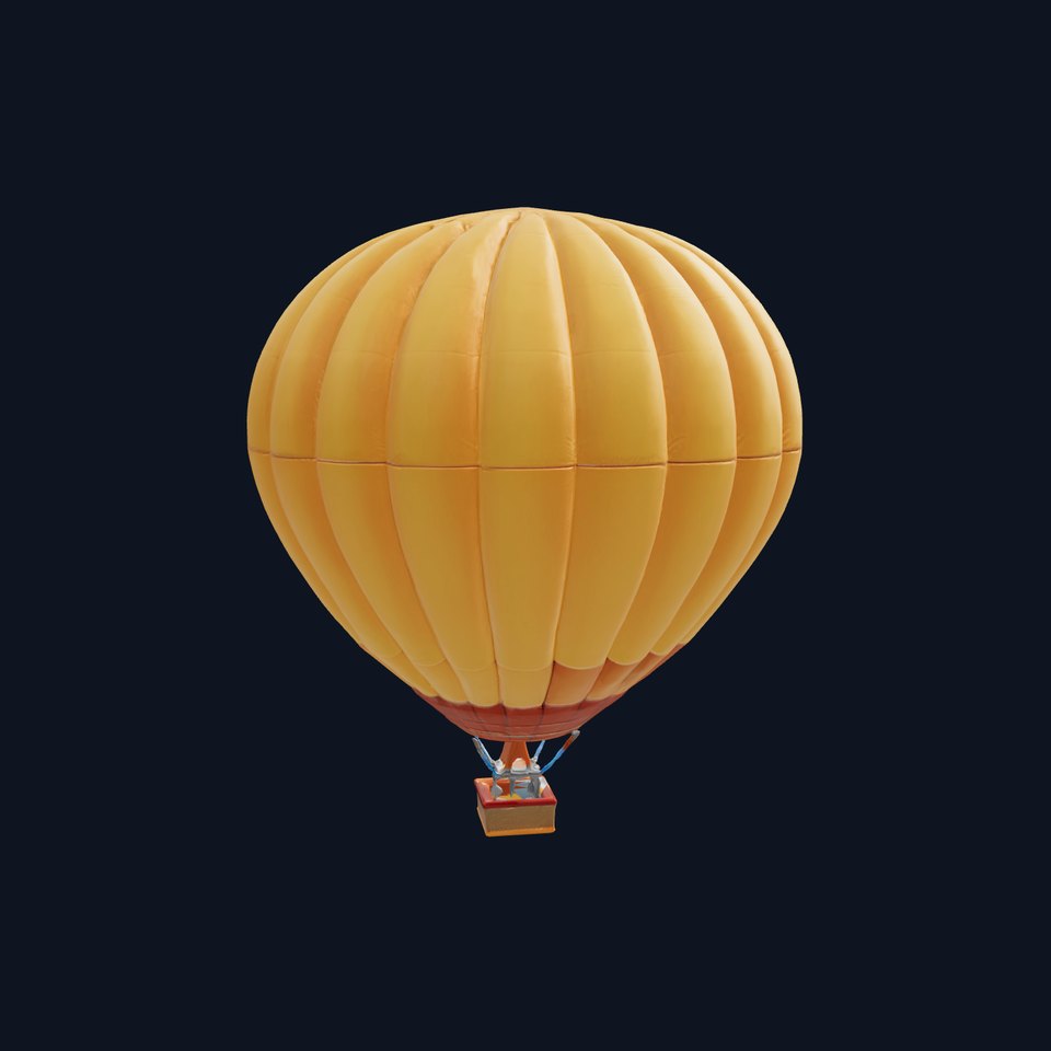Double-Chambered Hot Air Balloon model pack