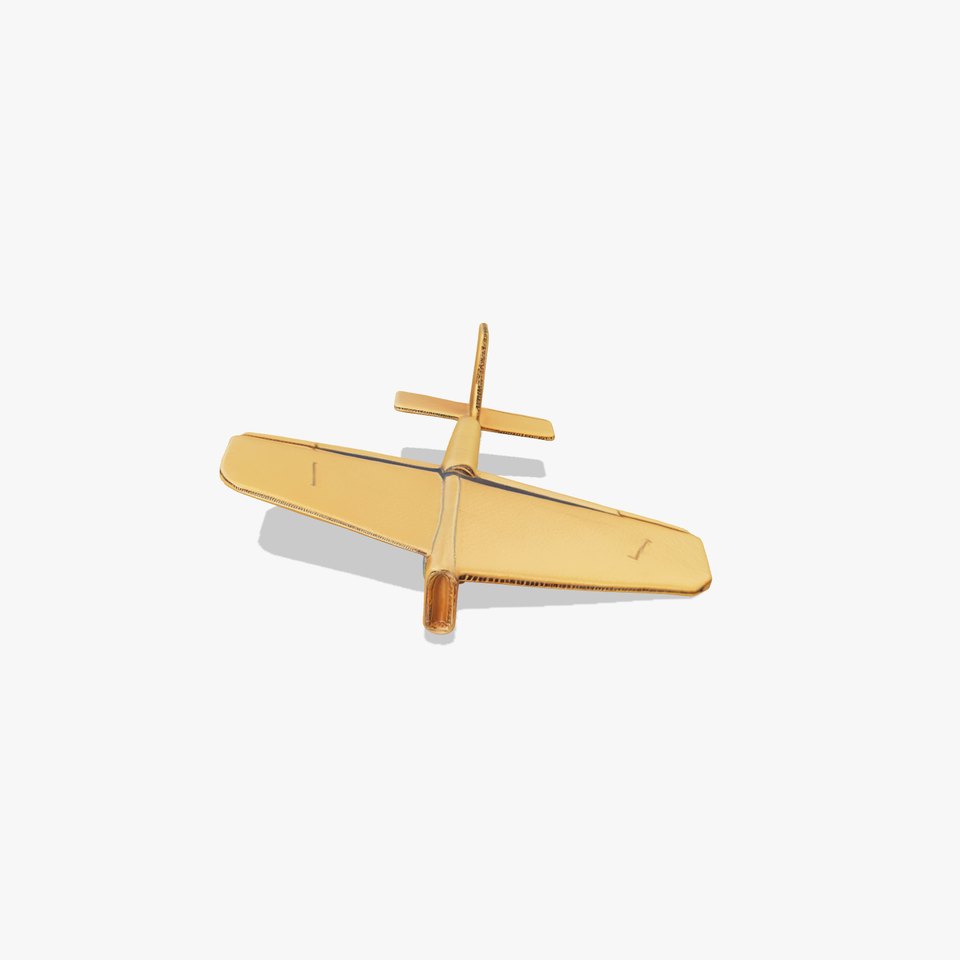 Cardboard Toy Plane Rustic Model Pack