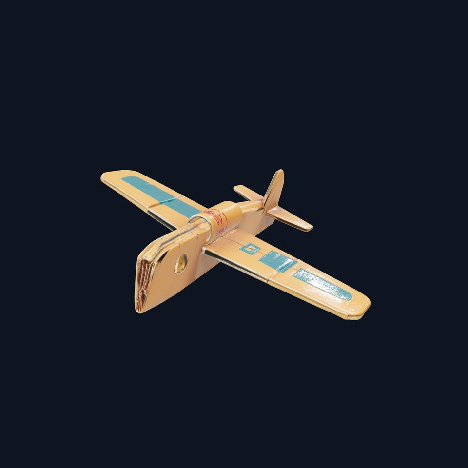 Cardboard Airplane Craft Design model pack