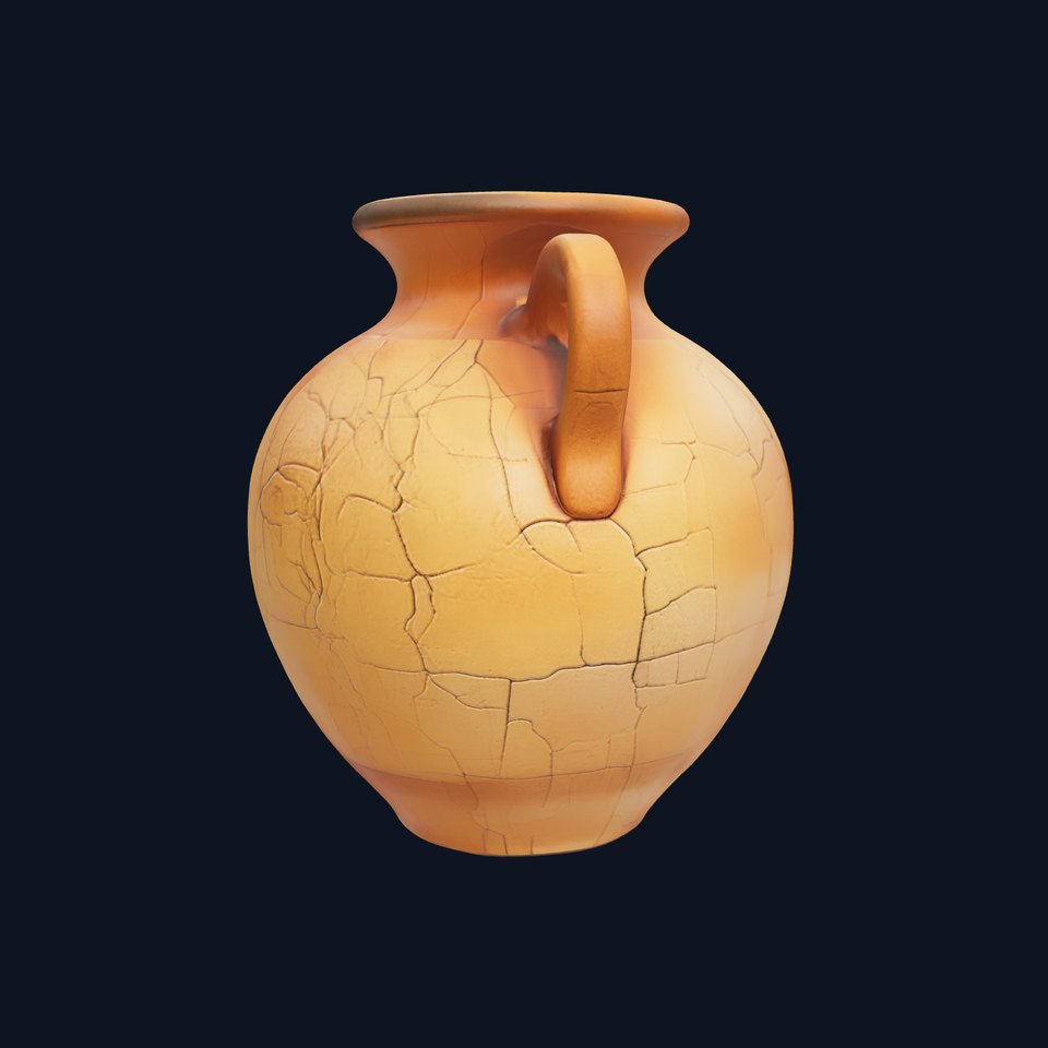 Rustic Cracked Amphora model pack