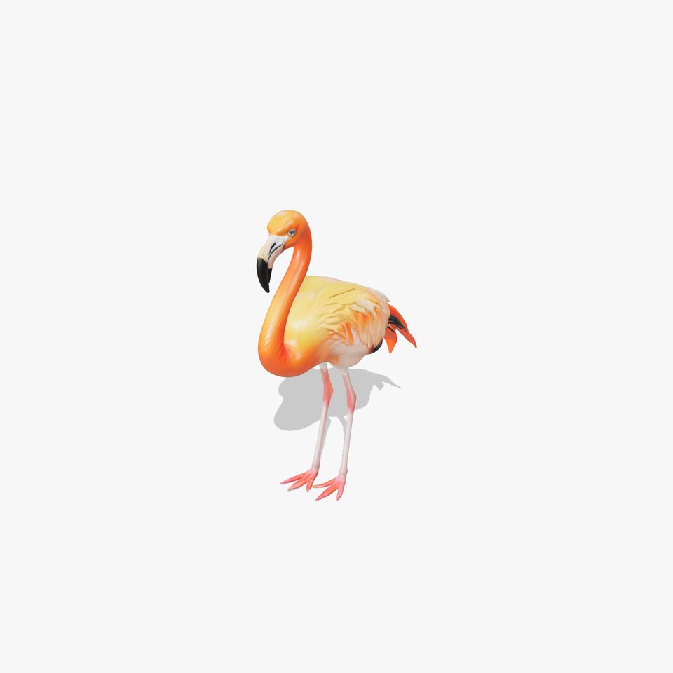 Flamingo Tropical Creature model pack