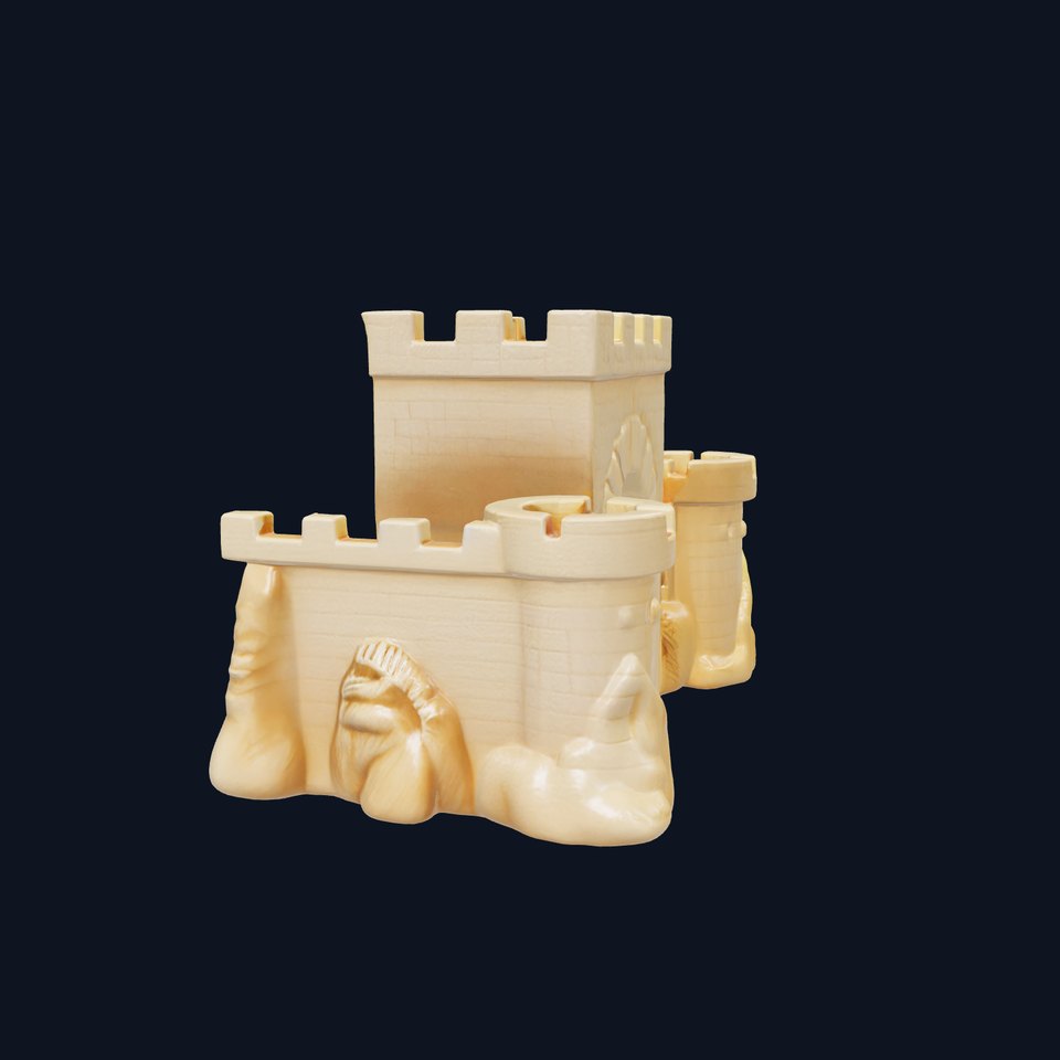 Underwater Archway Castle model pack