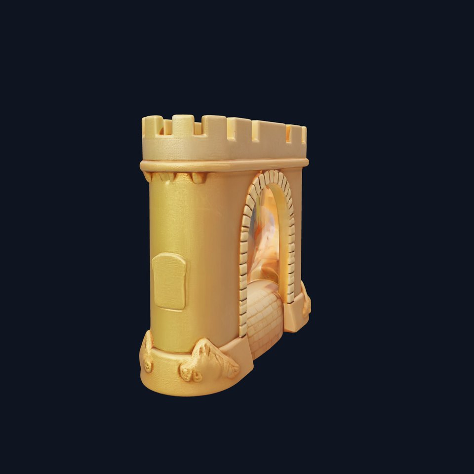 Underwater Castle Archway model pack