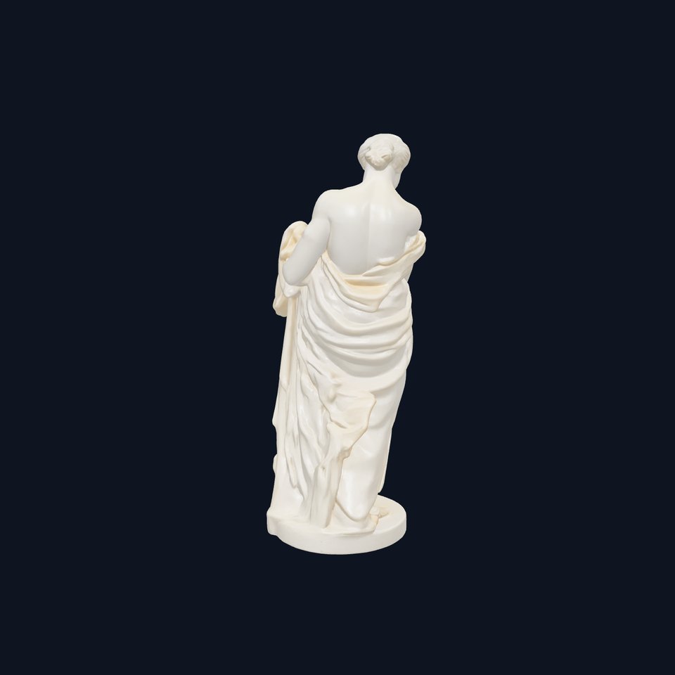 Neoclassical Draped Woman Statue model pack