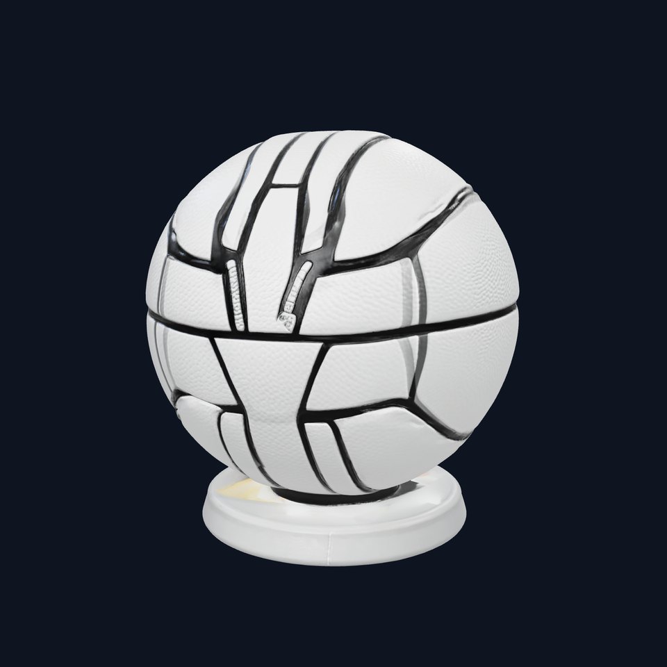 Molten GGX Basketball and Stand Model Pack