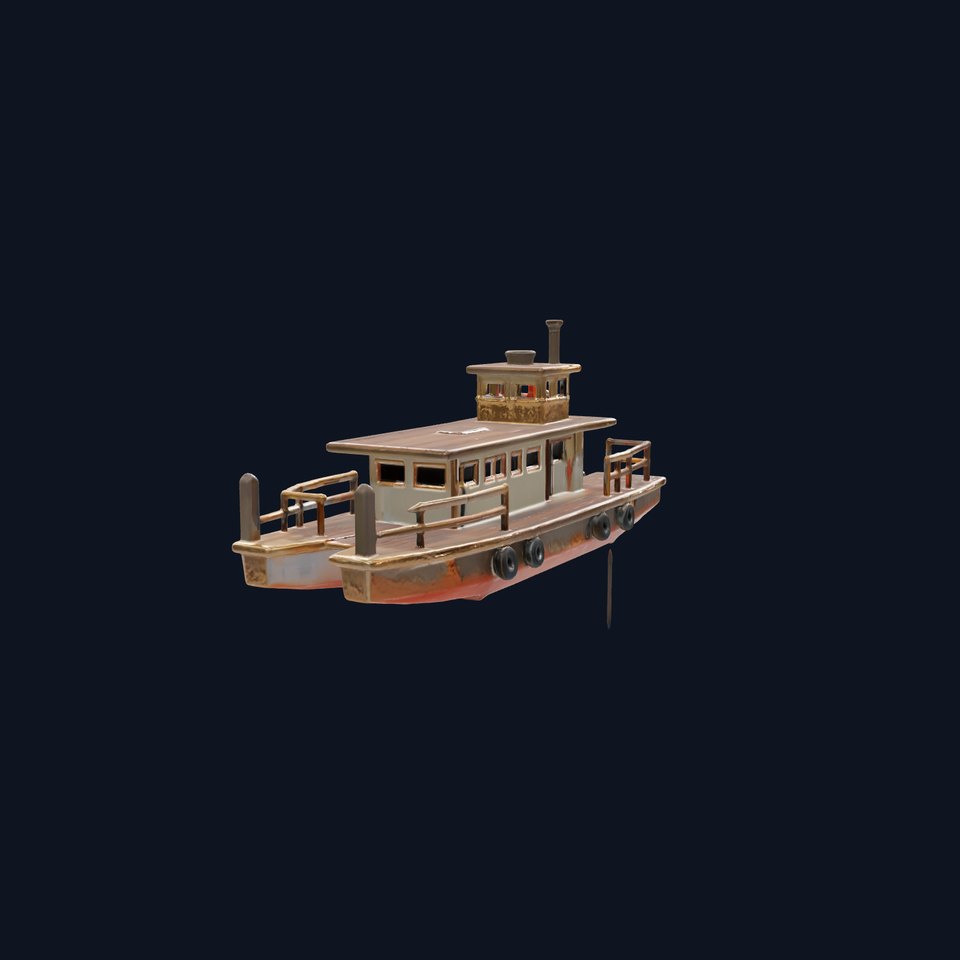 Historic Passage Ferry Early Century Model Pack