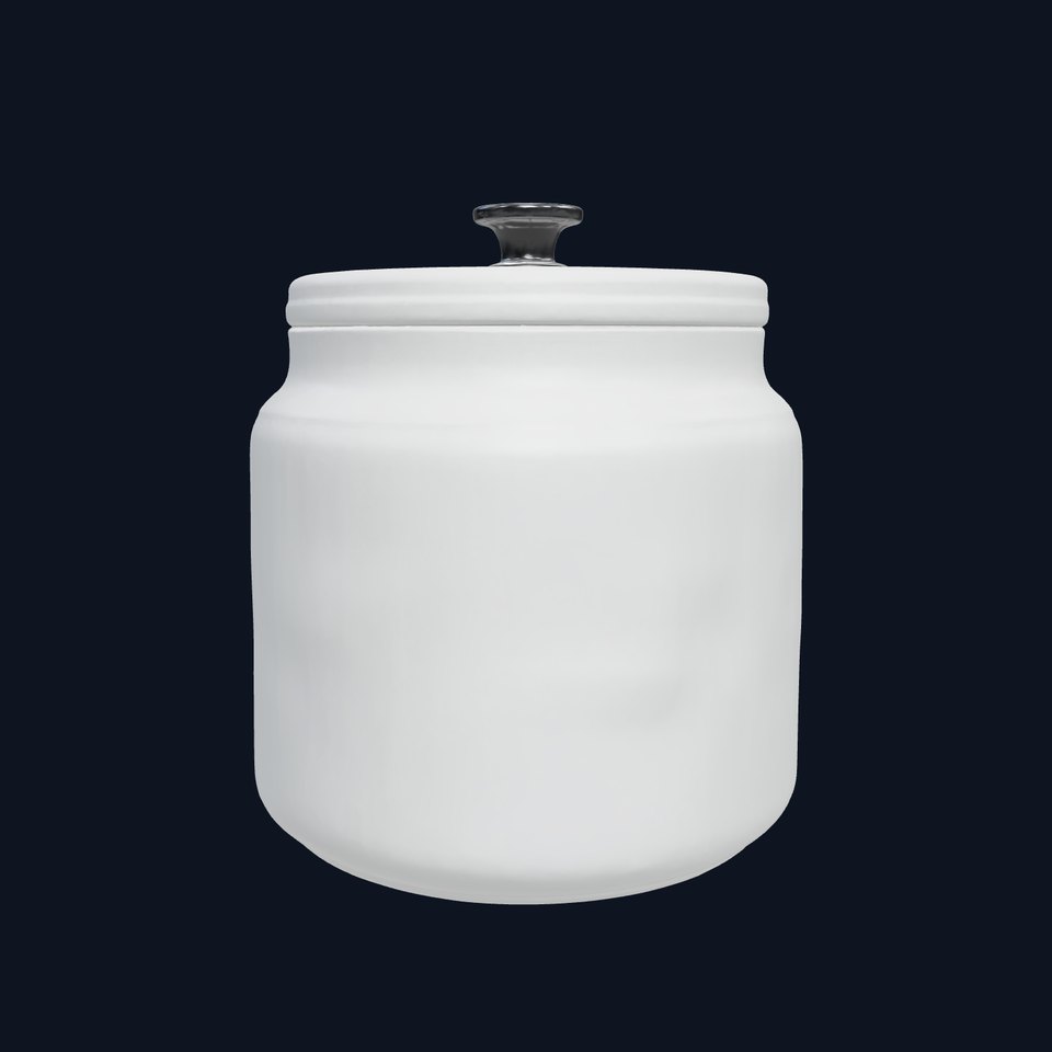 Cat Themed Metal Canister model pack