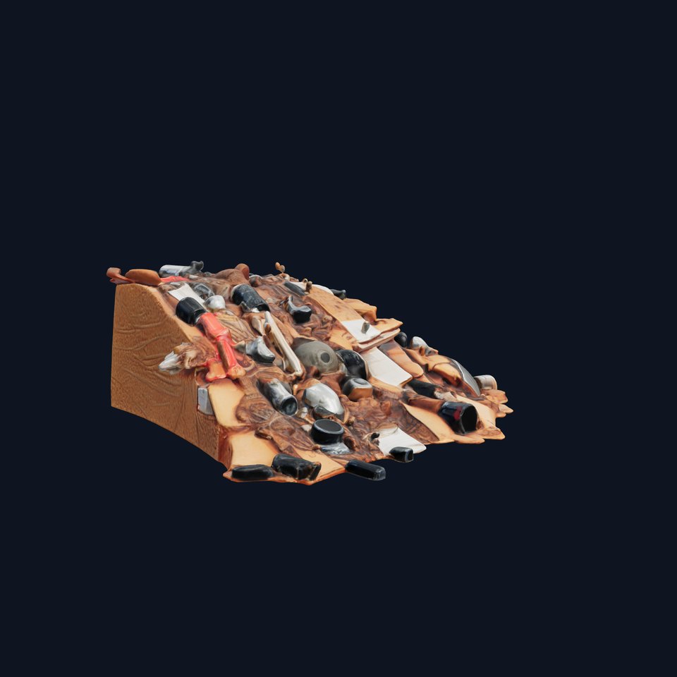 Urban Street Litter Mound Debris model pack