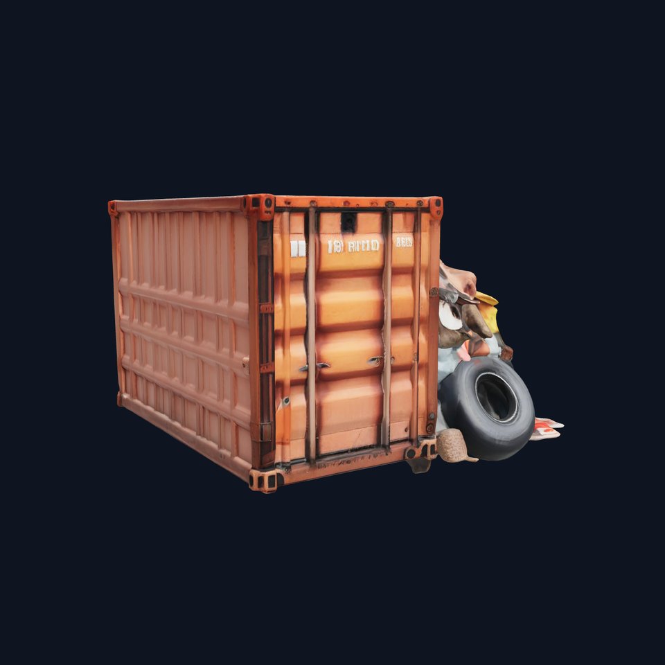 Urban Waste Environment Scene model pack