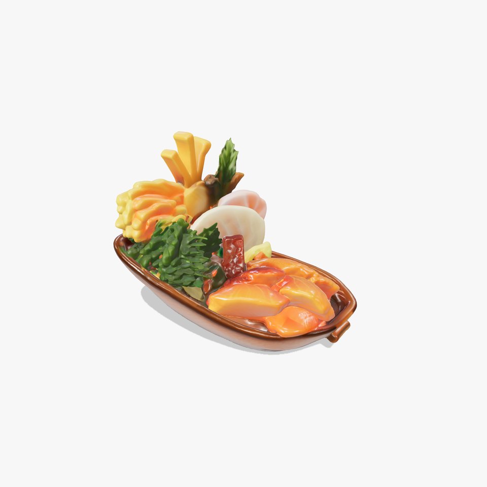 Elegant Kaiseki Dish Model Pack