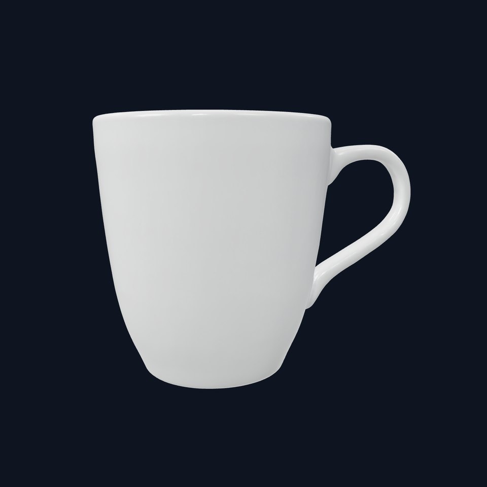 Minimalist Espresso Cup Clean Lines model pack