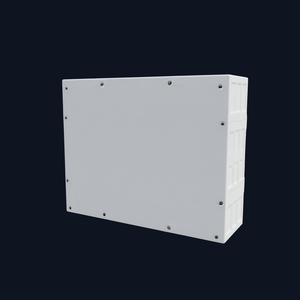 Futuristic Modular Wall Panel Design model pack