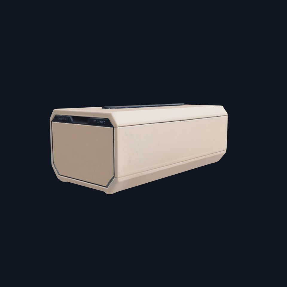 Futuristic Storage Box Sleek Design model pack