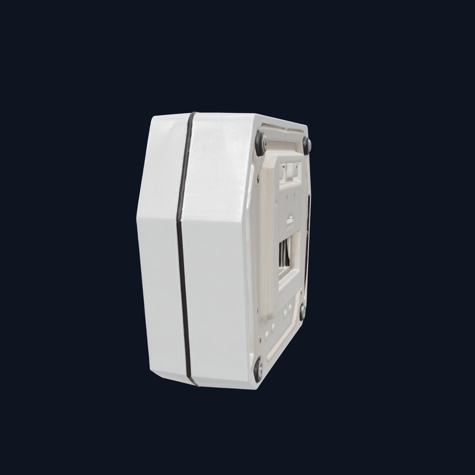 Futuristic Modular Ceiling Panel model pack