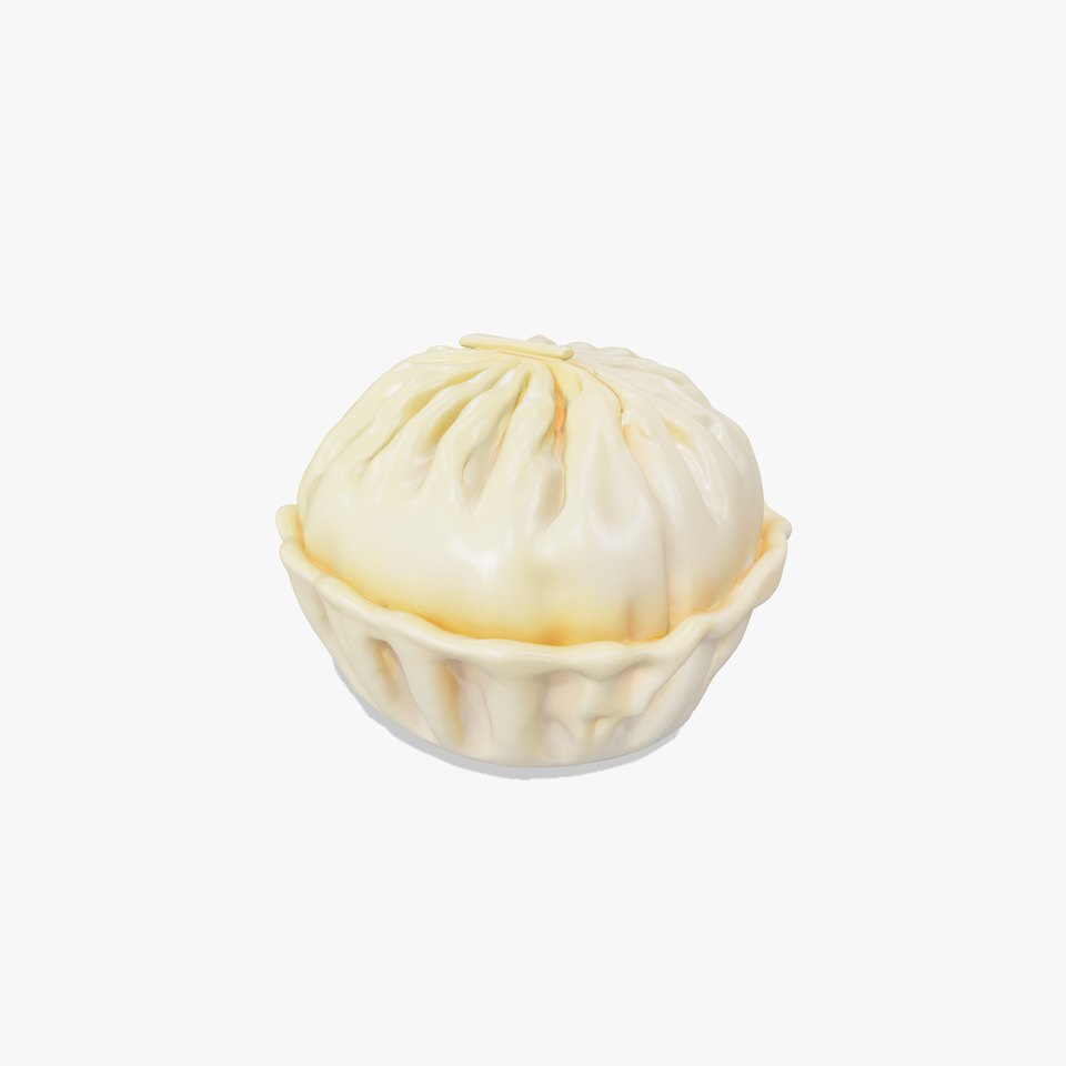 Steamed Baozi Dumpling 3D Model Pack