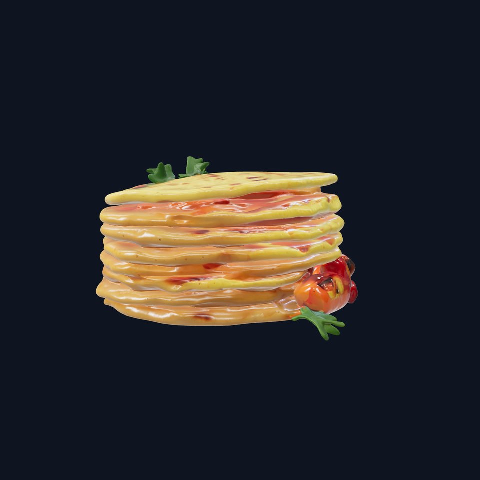 Corn Tortilla Stack Culinary model pack
