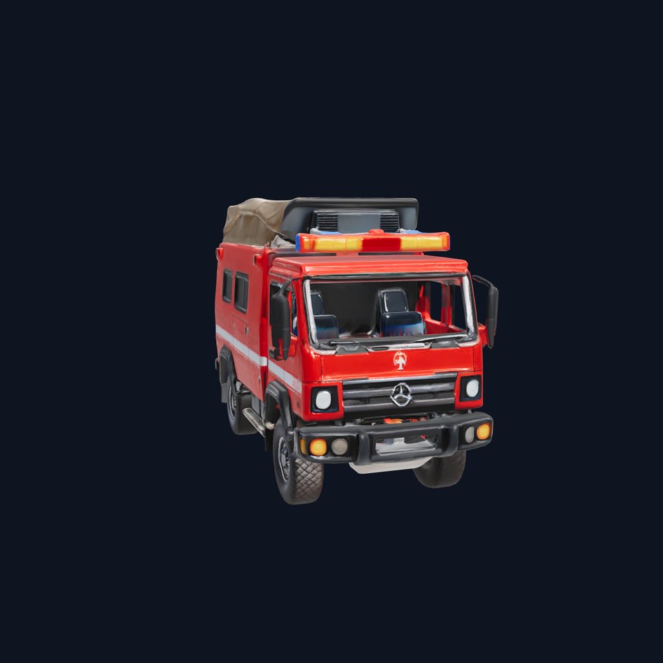 Tactical Emergency Response Truck Model Pack