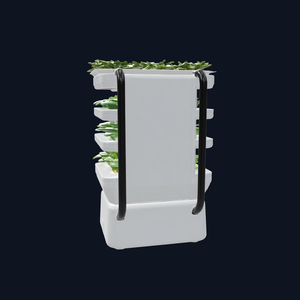 Smart Hydroponics Tower Model Pack