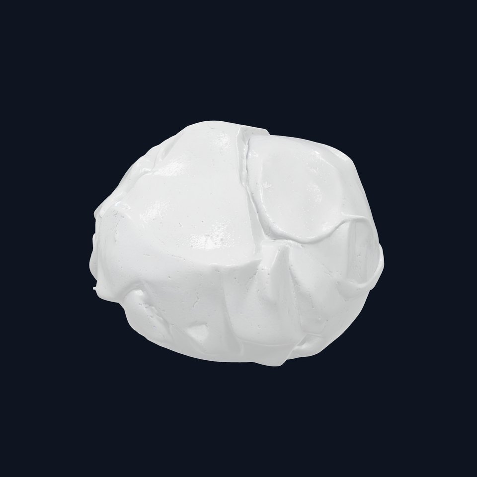 Metallic Rock Silver Finish model pack