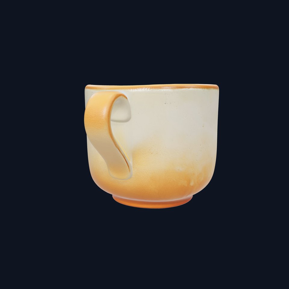 Rustic Farmhouse Tea Cup model pack