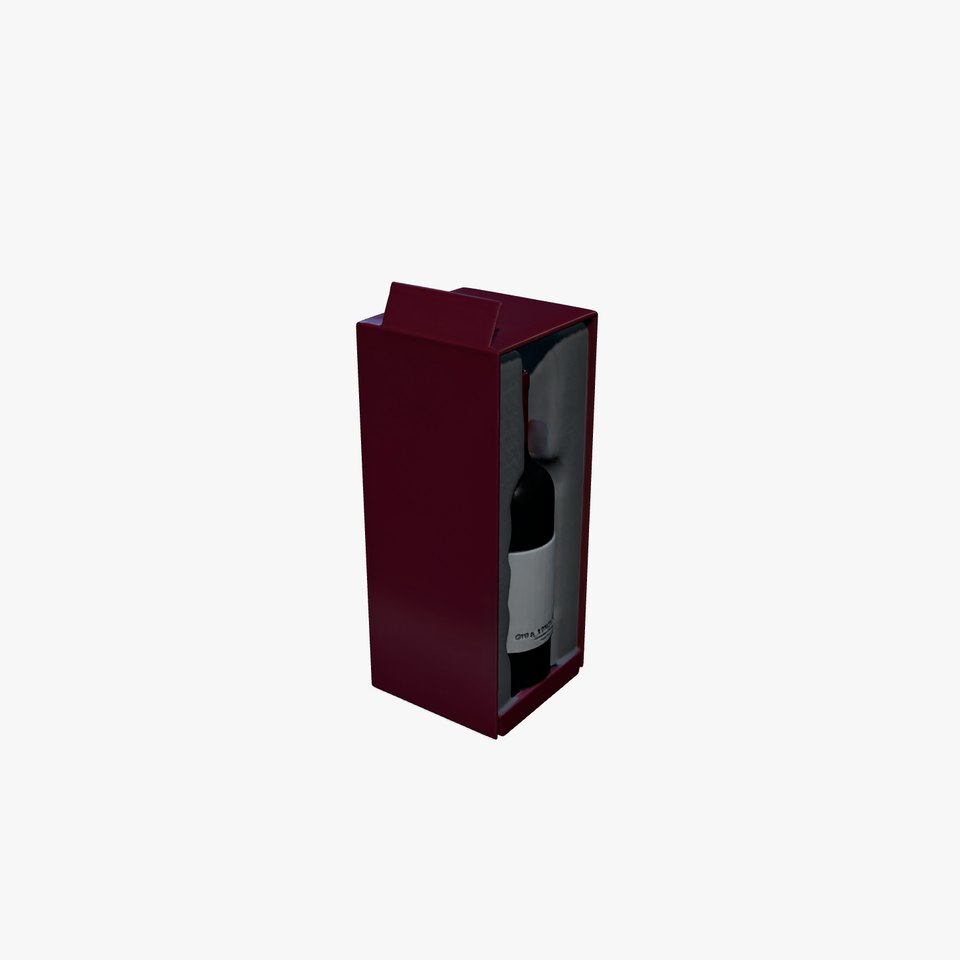 Premium Wine Shipping Carton Foam Insert model pack
