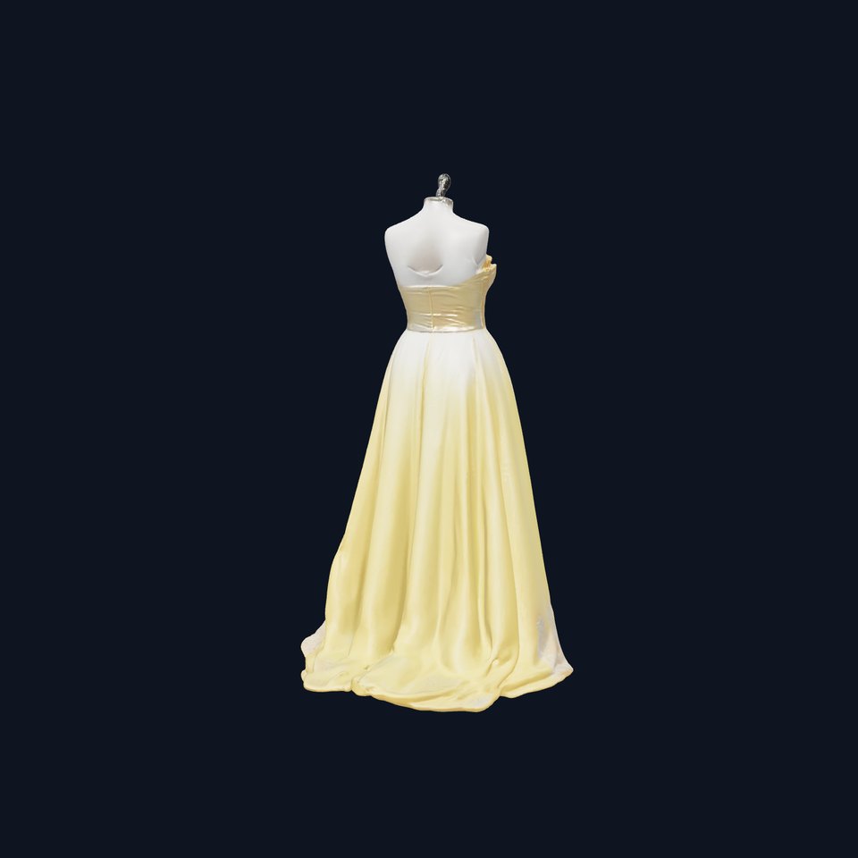 Elegant Evening Gown Mannequin Model Pack