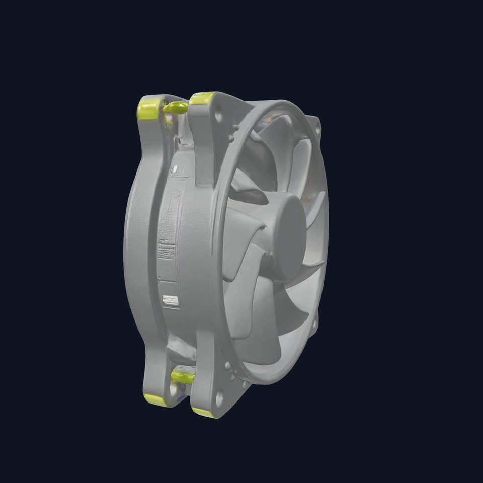 Efficient Cooling Fan with Hyper-Efficient Blades model pack