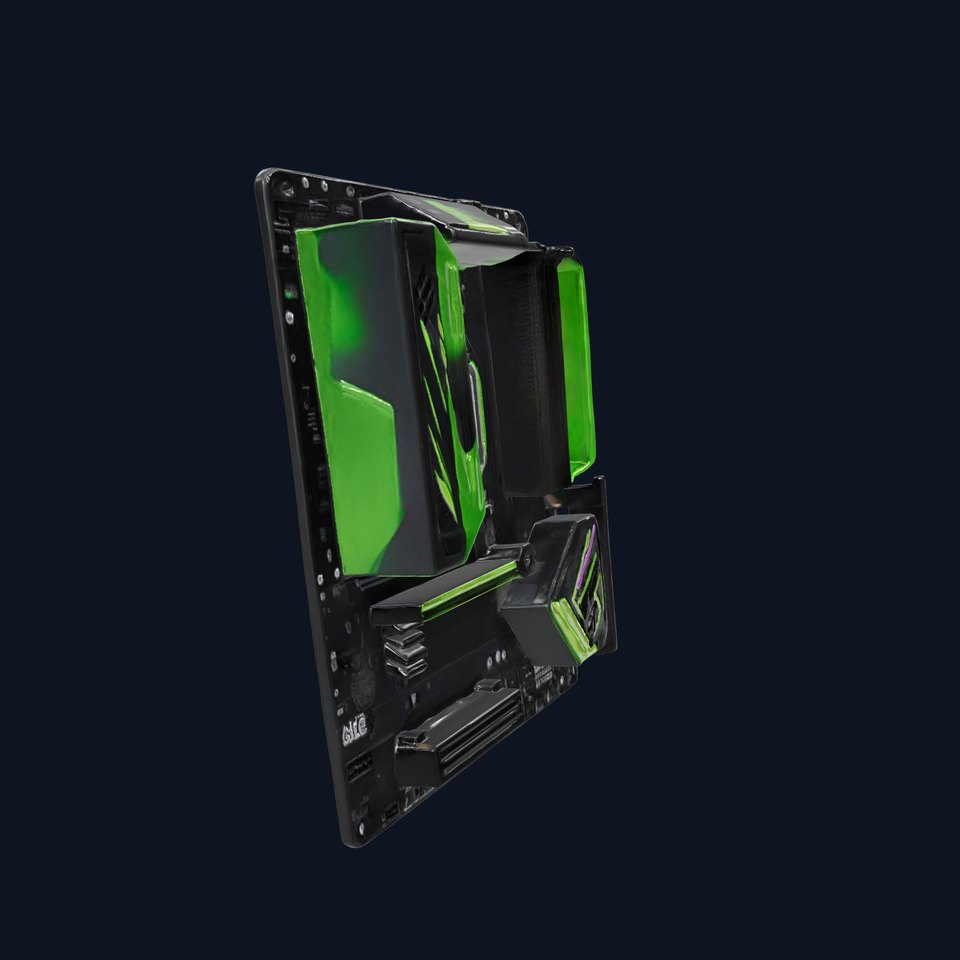 E-sports Optimized Gaming Motherboard Model Pack