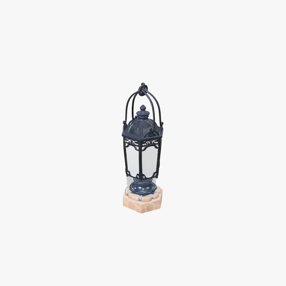Victorian Lantern Ornate Design model pack
