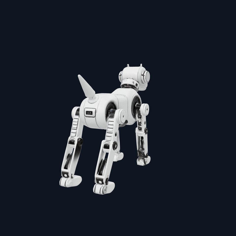 Basic Robot Dog Metal Design model pack