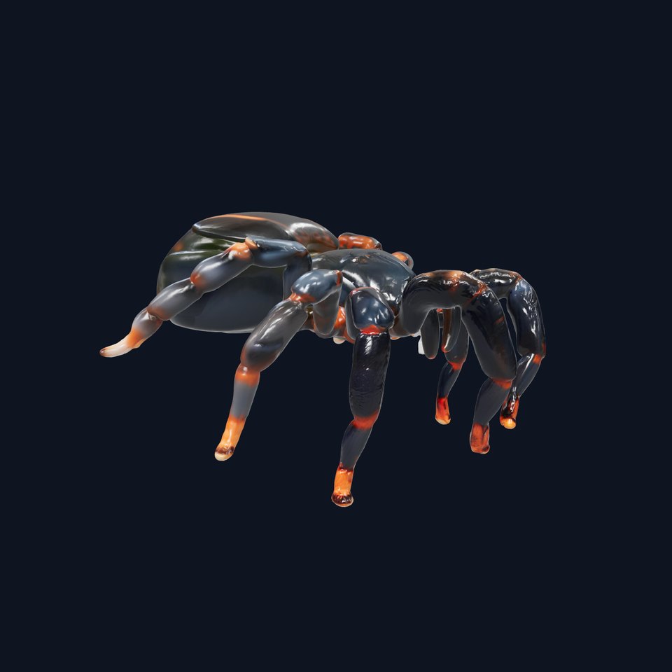 Trapdoor Spider Creature model pack