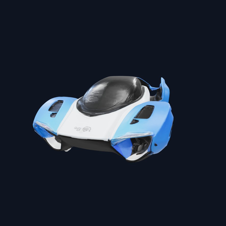 Sleek Urban Flying Car Model Pack with Aerodynamic Design