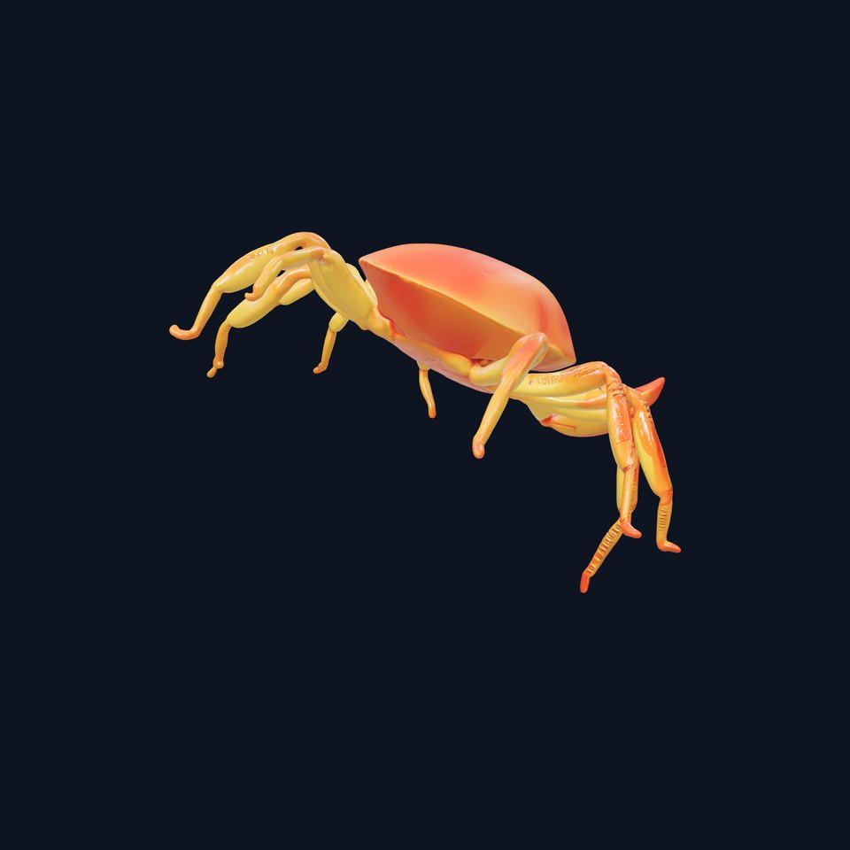 Japanese Spider Crab Realistic Model Pack