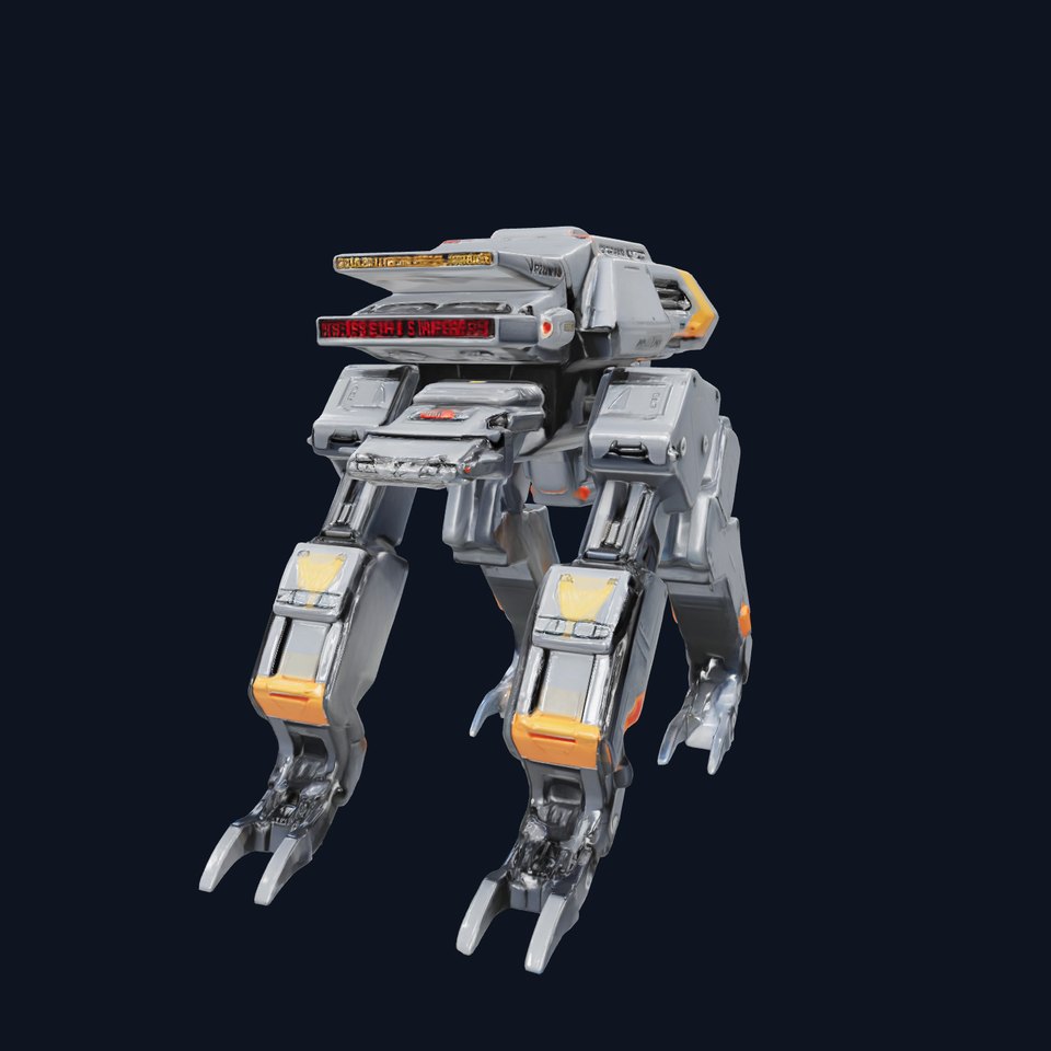 Exoskeleton Combat Unit Armored model pack