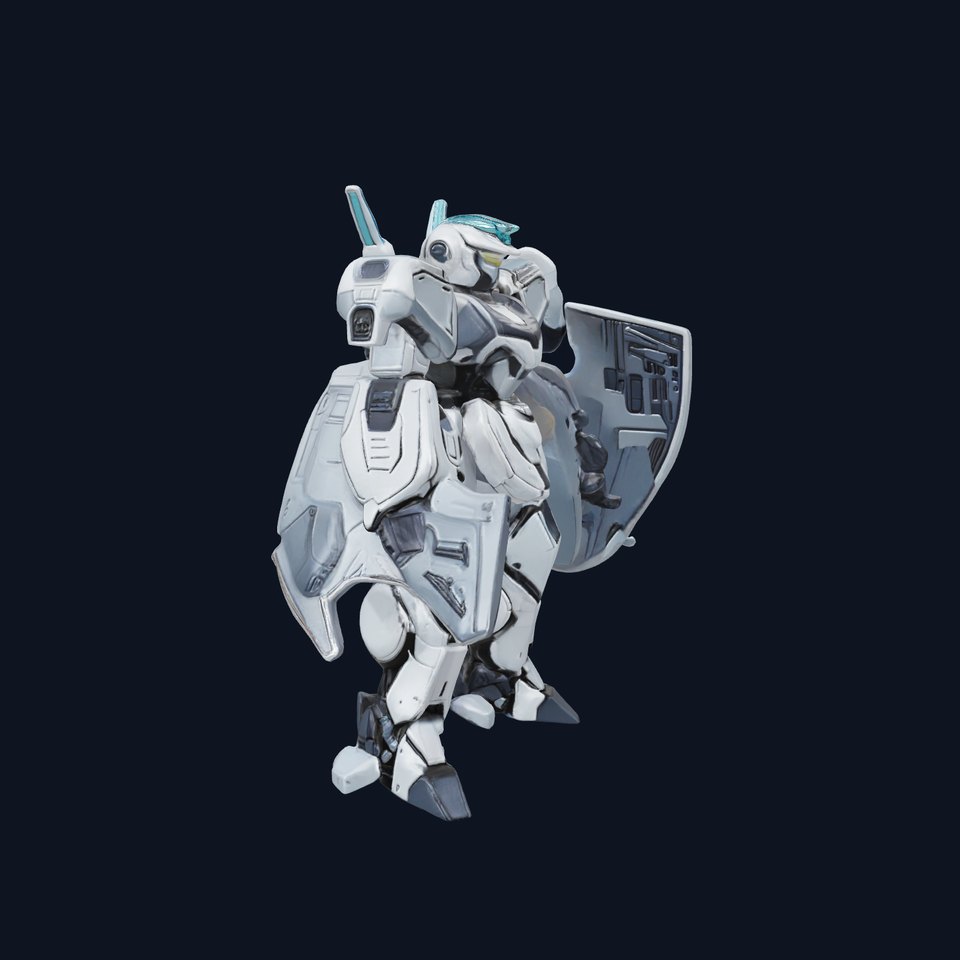 Guardian Protector Automaton Model Pack - Humanoid Form with Dual Side Blades