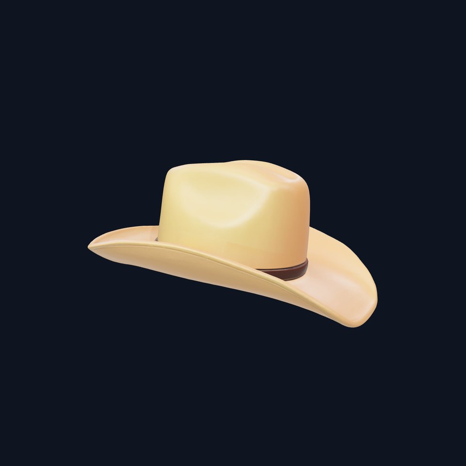 Classic Cowboy Stetson Hat model pack