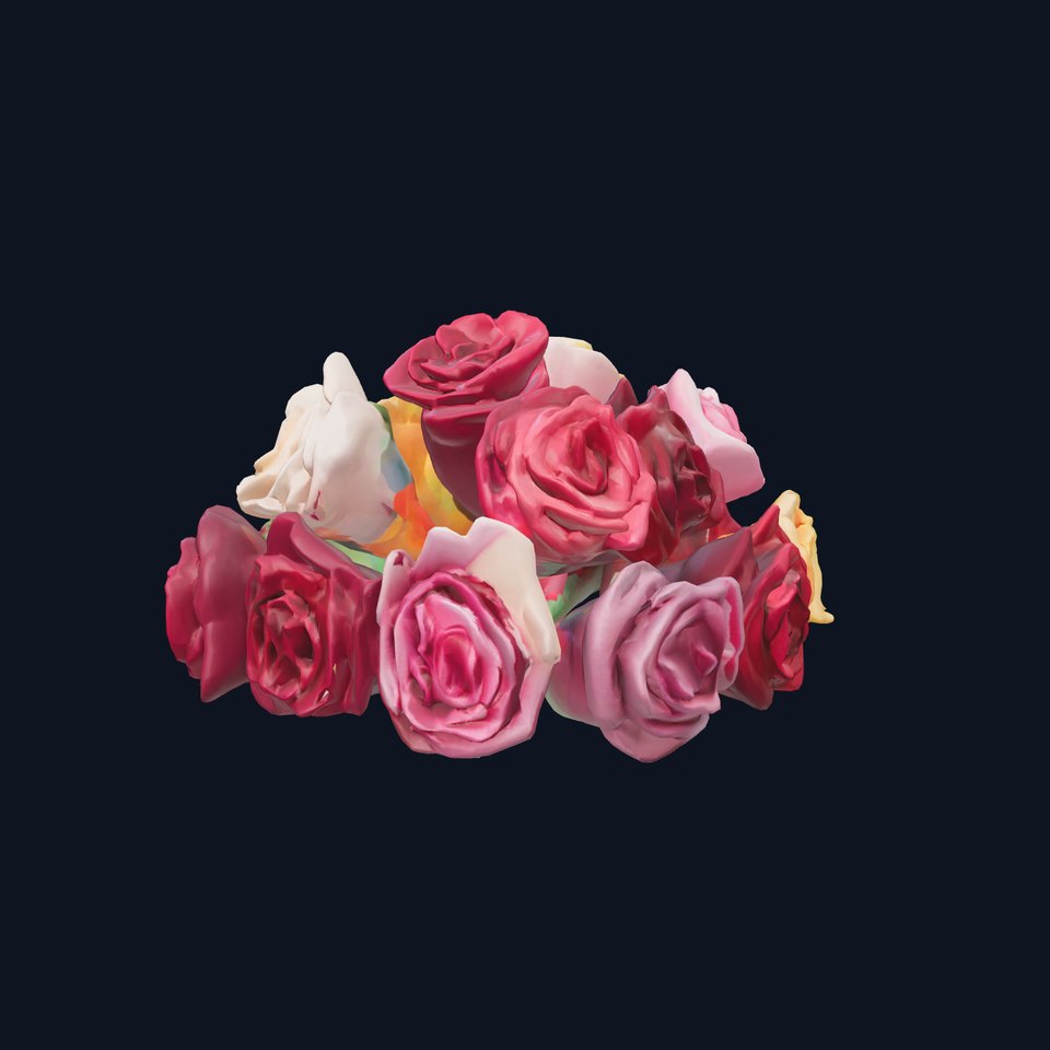 Realistic Rose Collection model pack