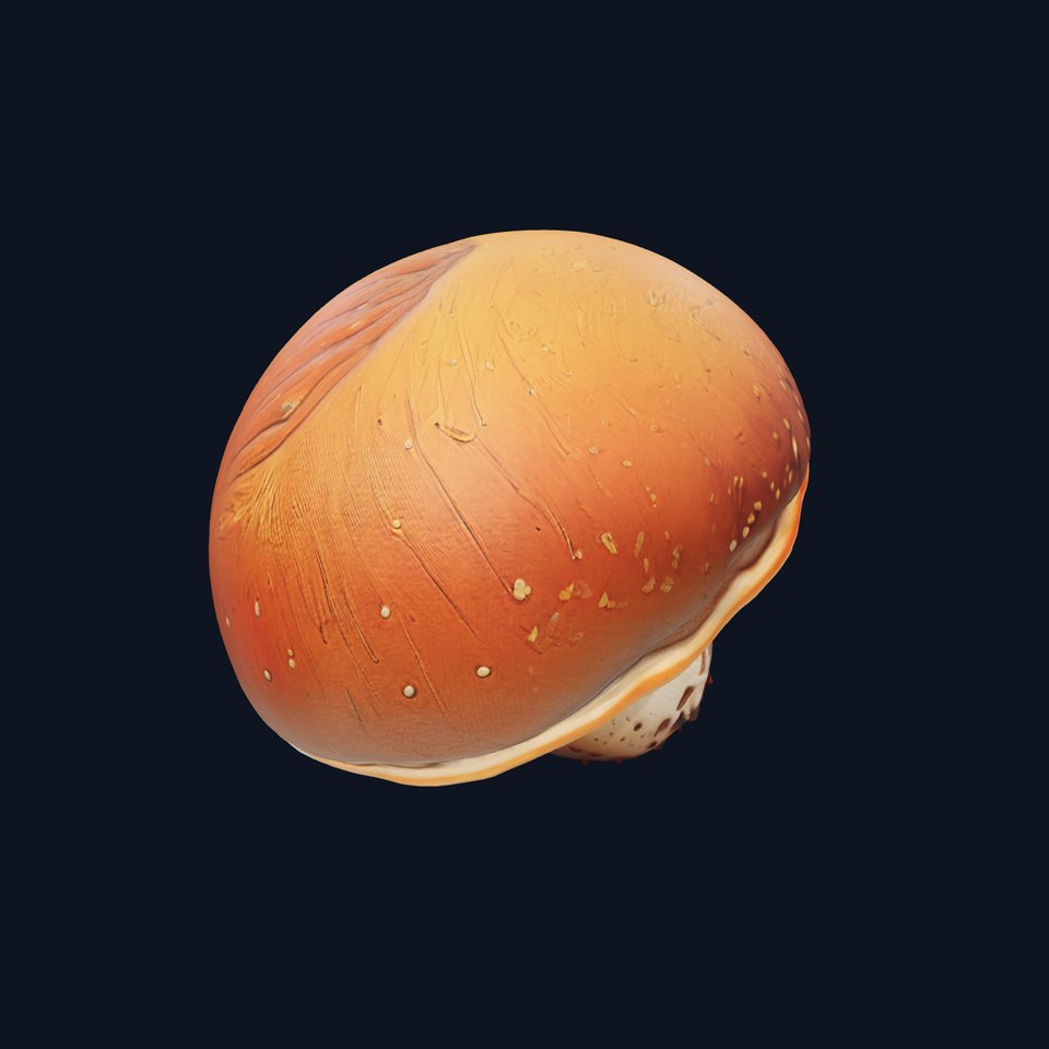 Realistic Mature Mushroom Model Pack