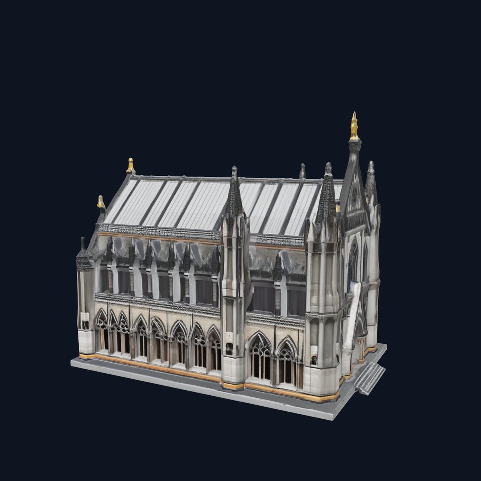 Gothic Cathedral Architecture model pack