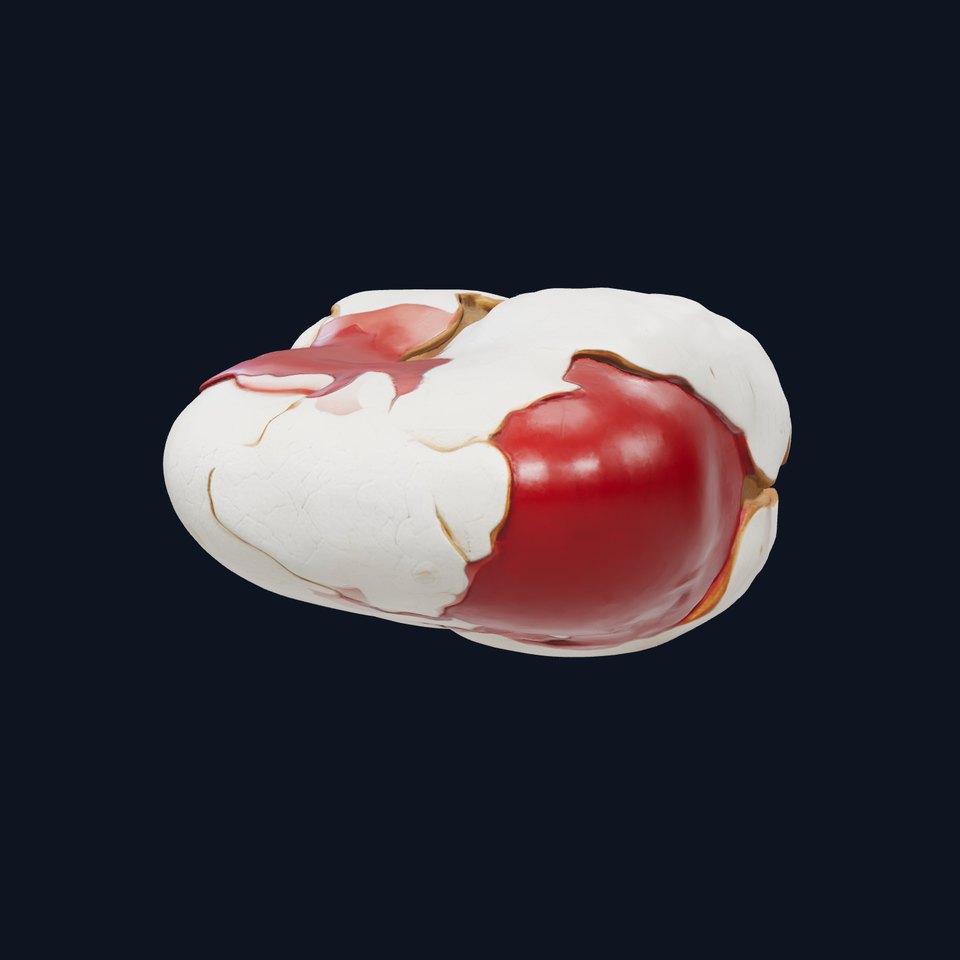 Fauvist Abstract Stone Sculpture model pack