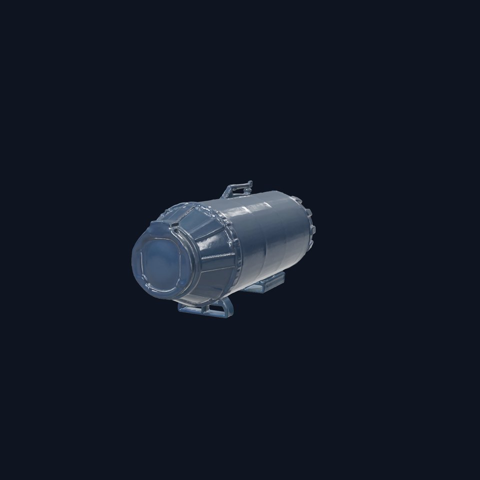 Thermobaric Bomb Black Coating Model Pack
