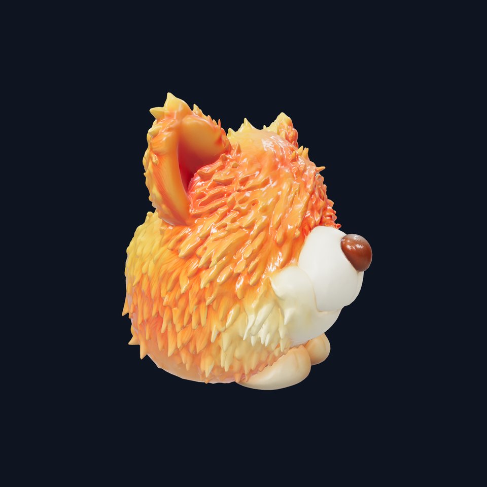 Whimsical Plush Toy Creature model pack