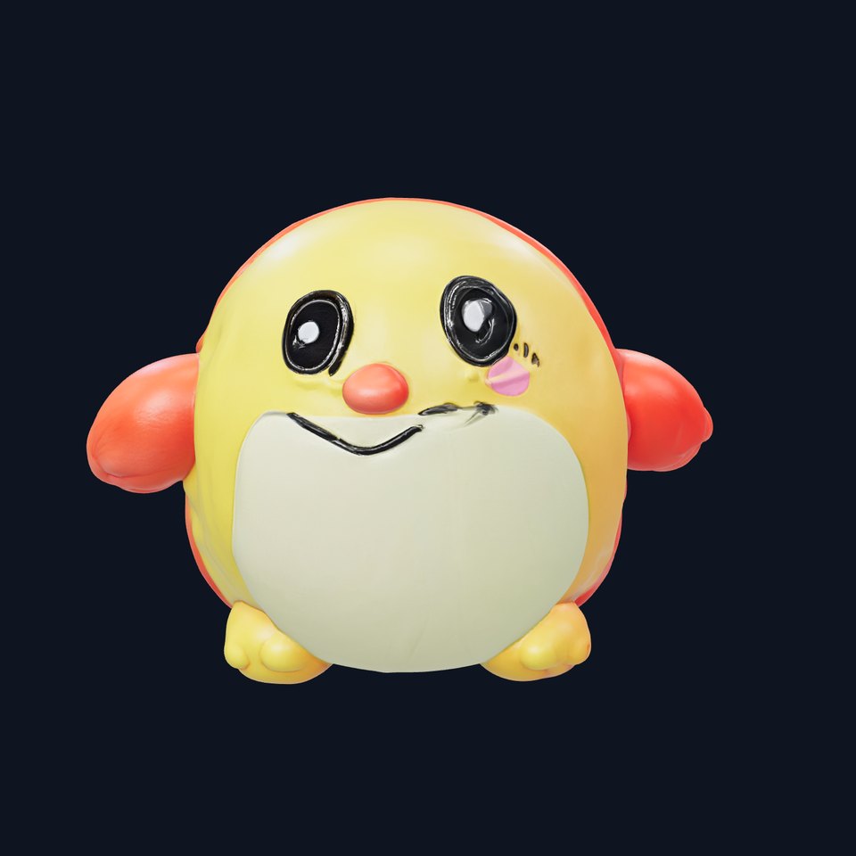 Whimsical Plush Toy Huggable Model Pack