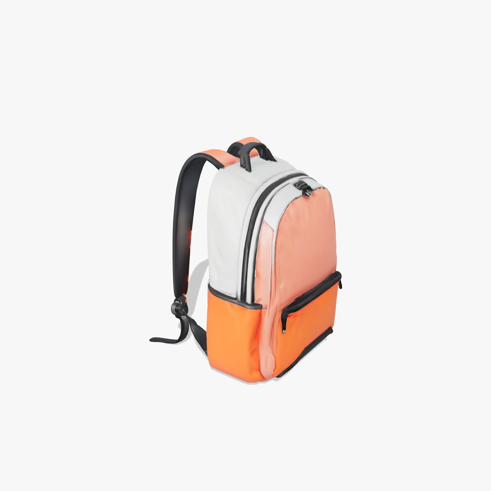 Sporty Minimalist Backpack Model Pack