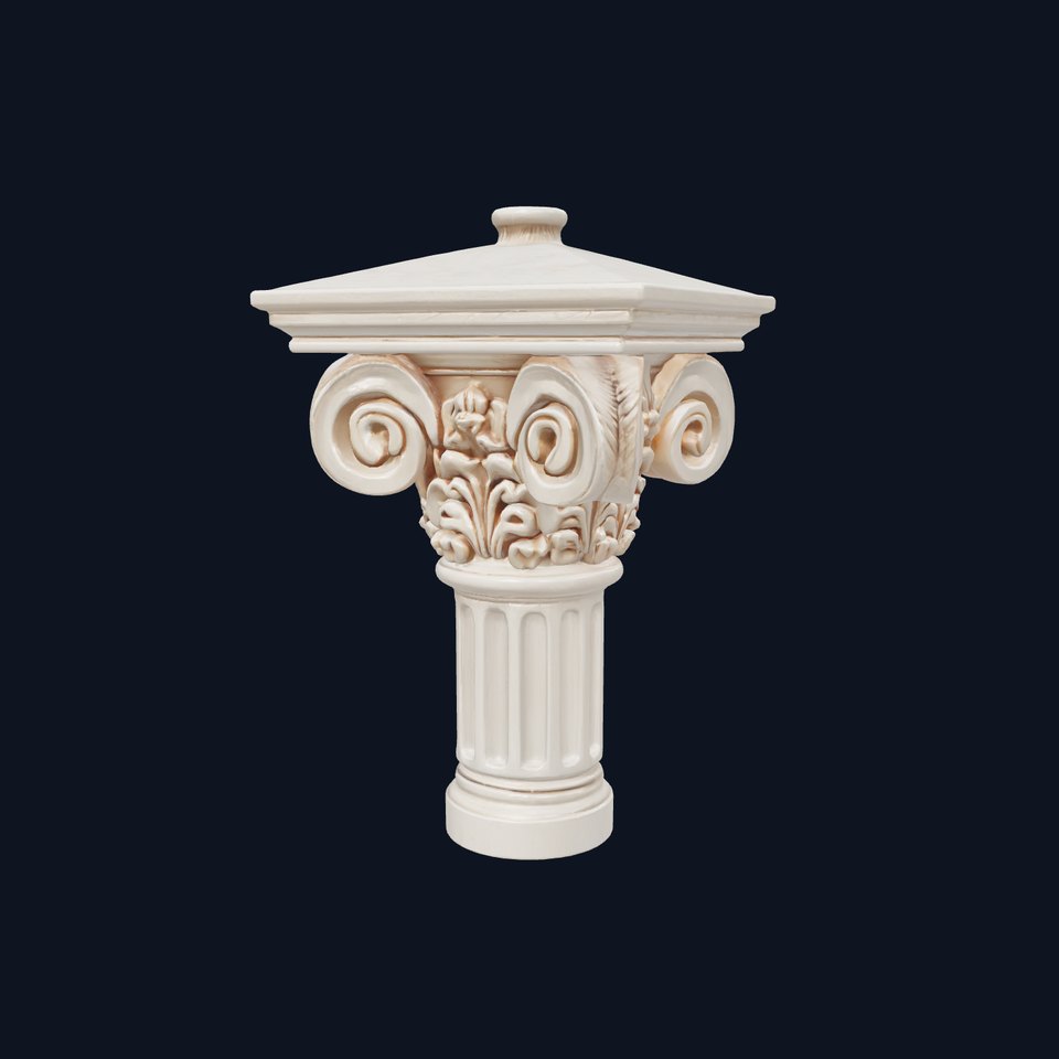 Acanthus Leaf Column Capital model pack