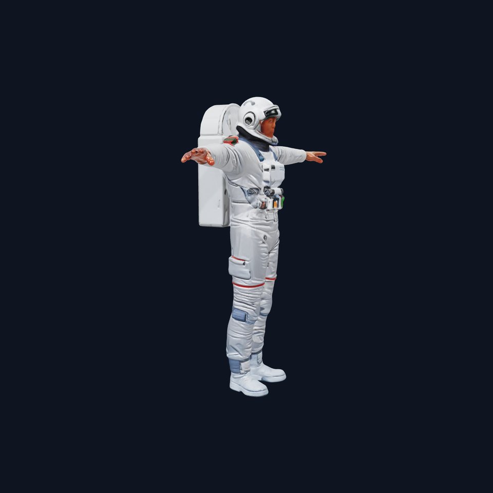 Astronaut Space Suit Character model pack