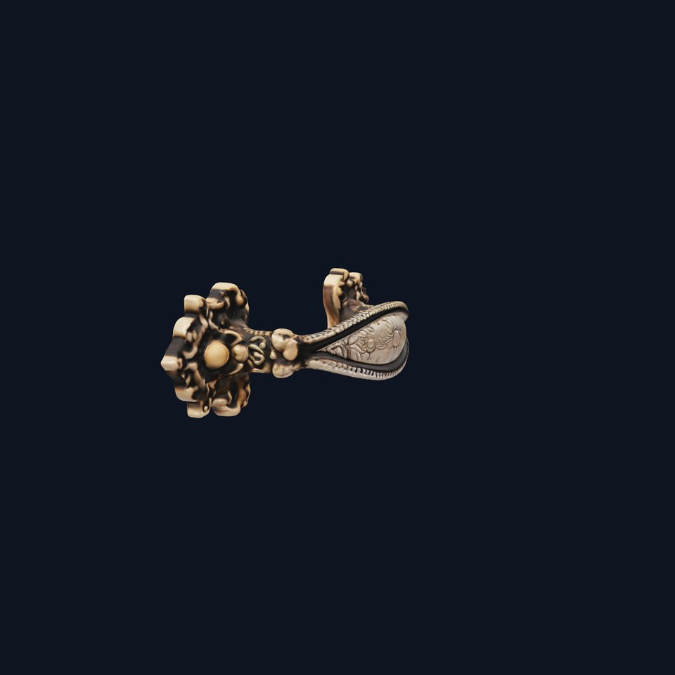 Victorian Ornate Handle Metal Craft model pack