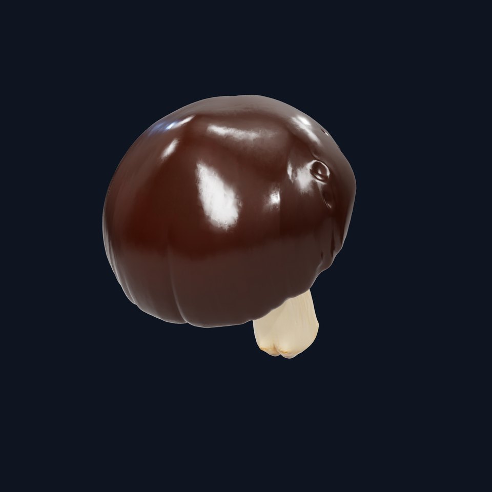 Realistic Suillus Mushroom Model Pack