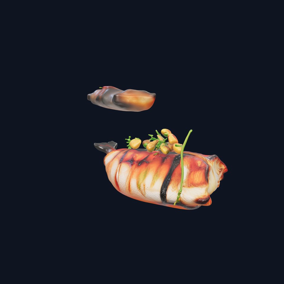 Gourmet BBQ Cuisine Presentation model pack